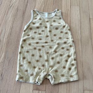 Rylee + Cru 12-18 month terry sun romper.